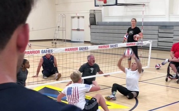 2018 Invictus Games Training: Sitting Volleyball and Rowing