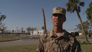 Tyndall Base Defense Interview - Hurricane Michael