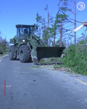 Florida National Guard Clears Debris