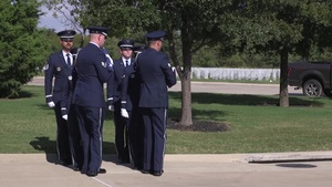 Goodfellow Honor Guard at Dallas-Fort Worth National Cemetary