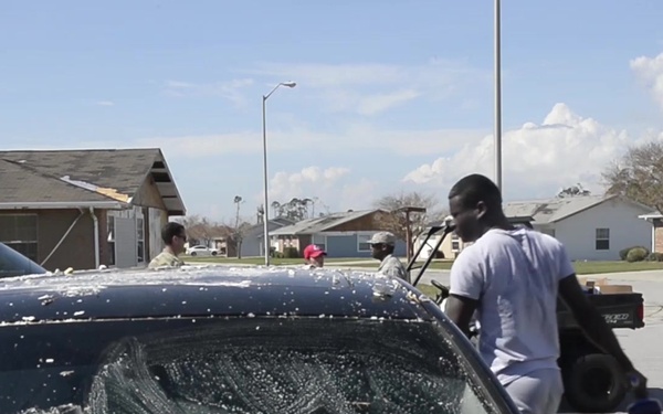 Tyndall Airmen Assess Damage at Base Housing