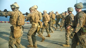 ARP Marines conduct marksmanship training aboard USS Wasp