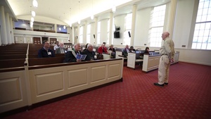 Korean War Veterans tour Marine Corps Base Quantico