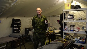 TRIDENT JUNCTURE 18 - Canadian medical capabilities interview in German