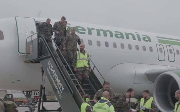 TRIDENT JUNCTURE 18 - German personnel arriving in Norway