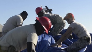 823rd RED HORSE Squadron Repairs Roof