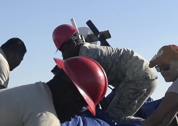823rd RED HORSE Squadron Repairs Roof