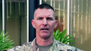 U.S. Army Reserve Soldier gives shoutout to his alama mater, LSU