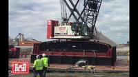 Buffalo District’s Crane Barge "McCauley" Completes Load Test in Ashtabula, Ohio