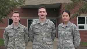 178th Wing Members Provide Greeting for Ohio State Military Appreciation Game