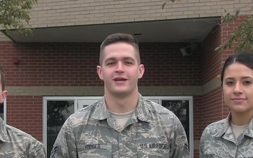 178th Wing Members Provide Greeting for Ohio State Military Appreciation Game