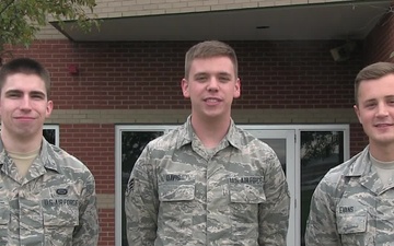 178th Wing members provide greeting for Ohio State Military Appreciation game