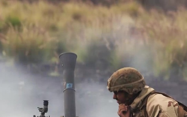 81’s Send Rounds Down Range