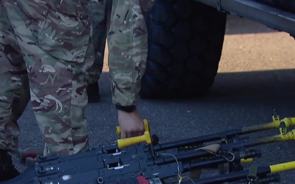 TRIDENT JUNCTURE 2018 - British Army units travel to Trident Juncture 2018