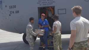 Indonesia Earthquake Relief: Transporting Displaced People B-Roll