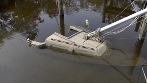 ESF-10 Unified Command assesses pollution in Pamlico County, N.C.