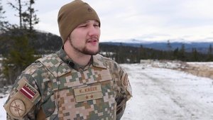 TRIDENT JUNCTURE 2018 - 1st Lieutenant Kristaps Kruze, from Latvian Combat Support Battalion, Interview
