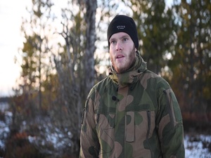 TRIDENT JUNCTURE 2018 - Norwegian Private 1st Class Tobias, Cavalry Squadron Sniper Platoon and French Sgt. Cedric, 3e regiment d’infanterie de marine Provide Interviews