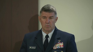 Top Coast Guard Official Speaks at Military Reporters Conference
