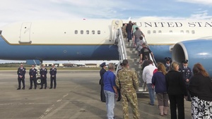 CSAF Arrival and John A. Chapman Aircraft Dedication