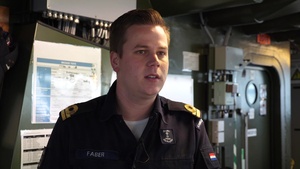 TRIDENT JUNCTURE 2018 - Dutch Sailors assigned to HNLMS de Ruyter Interviews