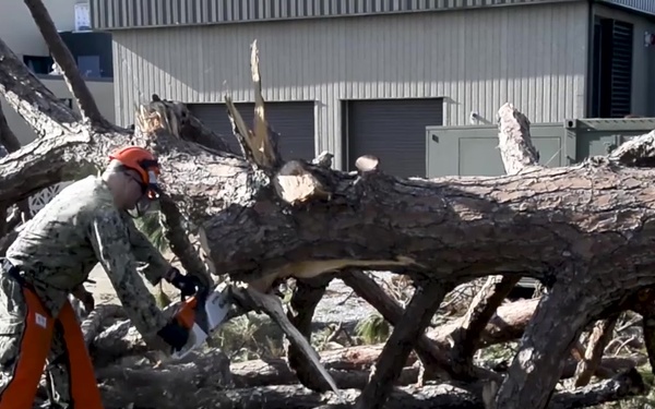 Naval Mobile Construction Battalion Helps Clean-Up Tyndall