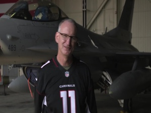 Ch (Lt Col) David Barns Arizona Cardinals NFL Shout Out