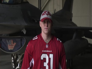 SSgt Brandon Henegar Arizona Cardinals NFL Shout Out