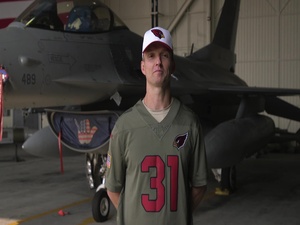 TSgt Micah Larsh Arizona Cardinals NFL Shout Out