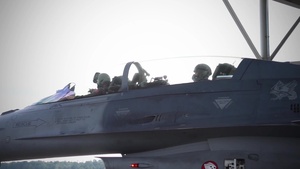 Bubba Wallace F-16 flight