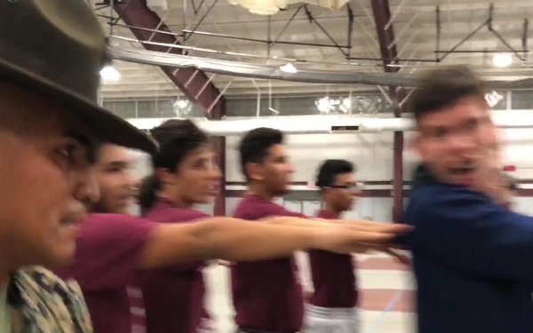 Drill instructors take over Argo Community High School for Semper Fi Friday