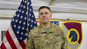 Chief Warrant Officer 2 Paul Manuele Shout Out