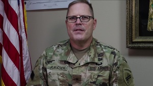 Brig. Gen. Jeffrey Jurasek gives USARCENTury shoutout
