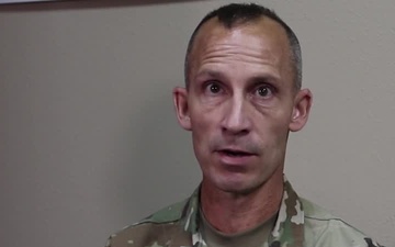 Command Sgt. Maj. Ty Emmans gives USARCENTury shoutout