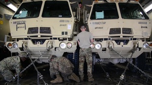 Dover C-17's Load Transport Soldiers and Equipment to the Southwest Border