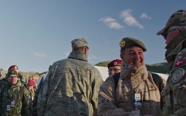 TRIDENT JUNCTURE 2018 - OSCE observers visit Trident Juncture