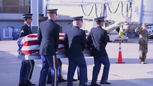 Master Sgt. McDaniel Dignified Transfer
