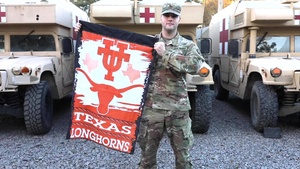 Sgt. Christopher Hurley Texas Longhorns Shout-out