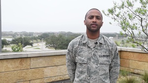 Greetings – Carolina Panthers – Shoutout - A1C Bates