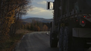 U.S. Marines Send and Receive Convoys in Norway