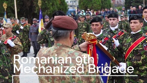 Social Media: Romanian 9th Mechanized Brigade Ceremony