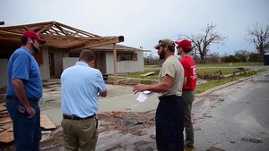 Mobile District Corps of Engineers complete initial building assessments to aid Tyndall Air Force Base