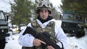 TRIDENT JUNCTURE 2018 - Montenegro Forces Conduct Winter Warfare Training