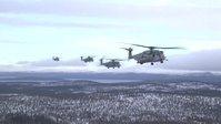 HMH-366 Inserts Norwegian Troops During Trident Juncture 18