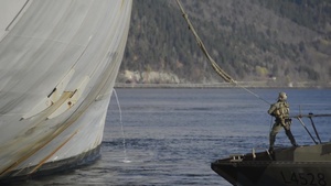 S.S. Wright Offload Trondheim Norway