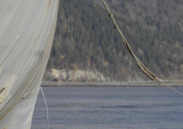 S.S. Wright Unload Trondheim Norway