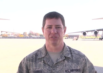 Tech. Sgt. Kevin Barrick's shout out for the Pittsburgh Penguins