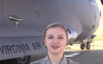 Airman 1st Class Jordyn Virian's shout out for the Pittsburgh Penguins