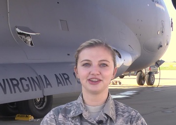 Airman 1st Class Jordyn Virian's shout out for the Pittsburgh Penguins