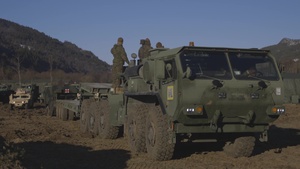 Combat Logistics Battalion 2 Marines Load Convoy to Resupply 2nd Marine Division